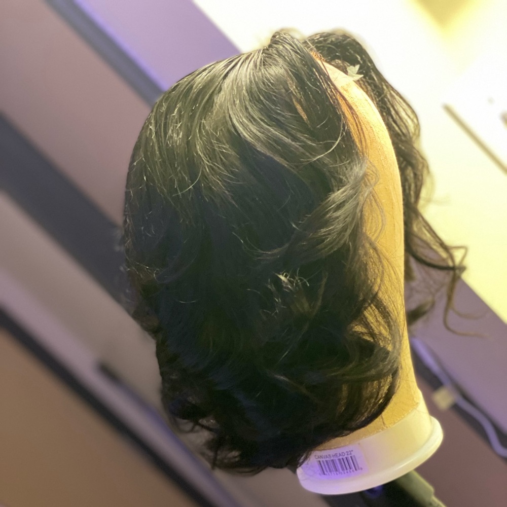 12” Lace closure wig